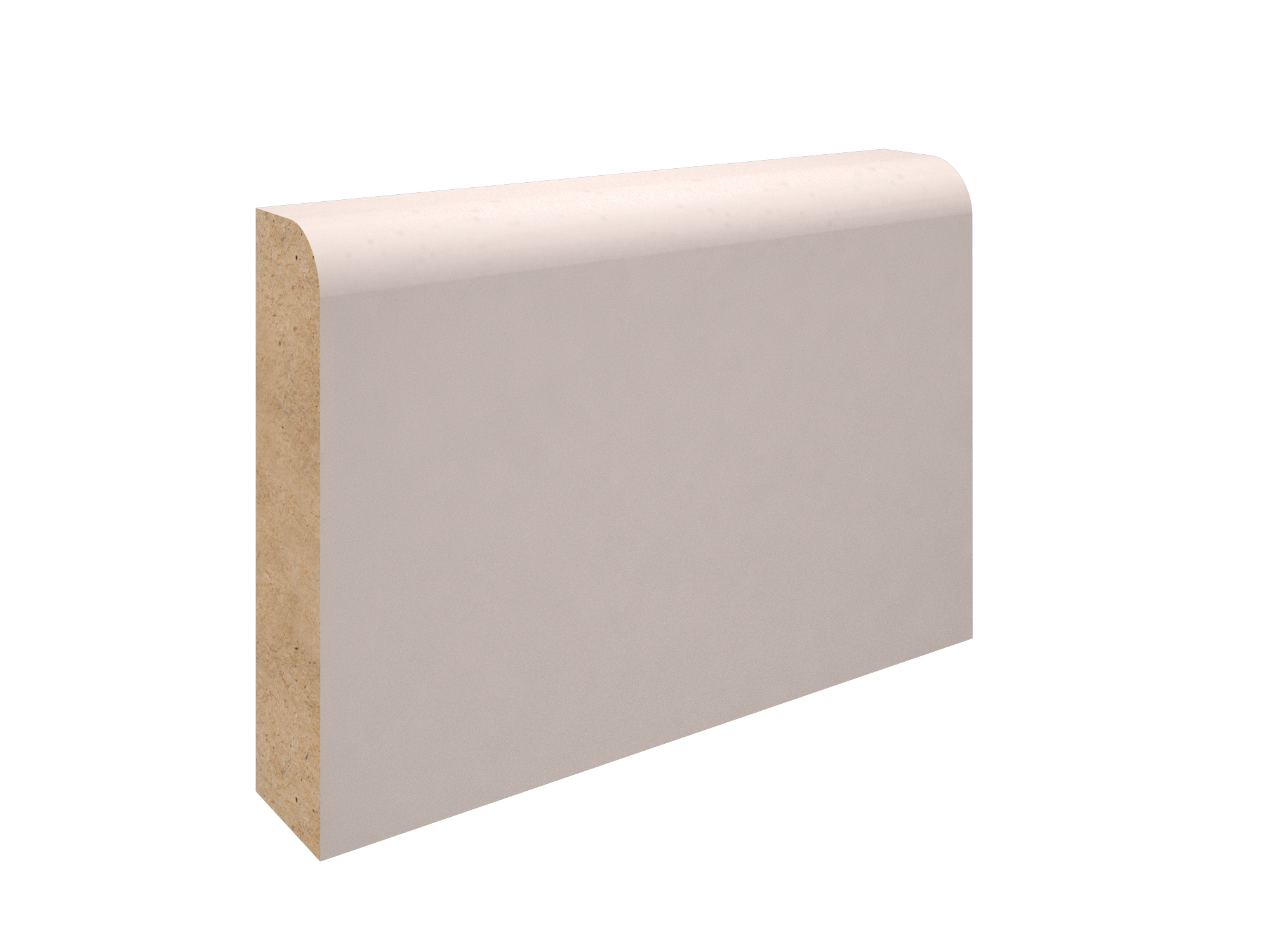 Mdf Round 3" Architrave 18X68mm 4.4M Long Twice Primed Moisture Resistant